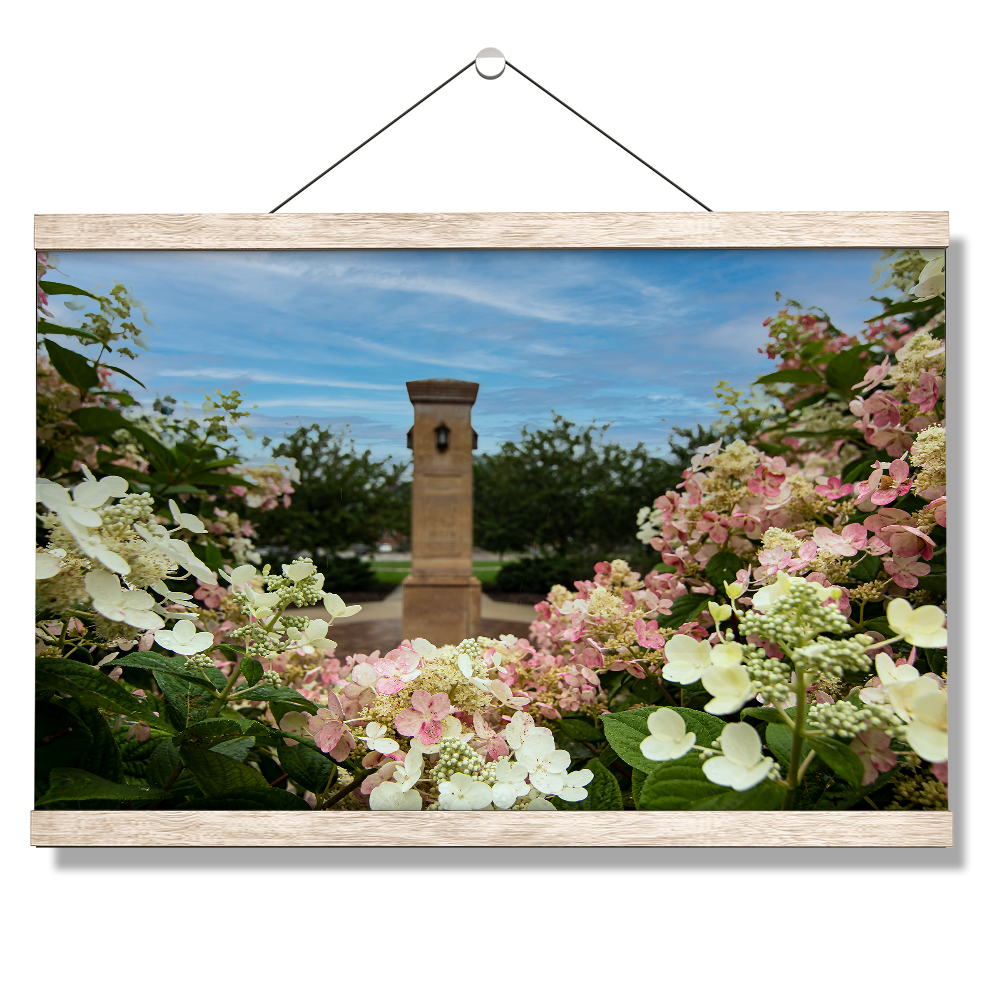 Michigan State - Benafactor Plaza Flowers - College Wall Art #Canvas