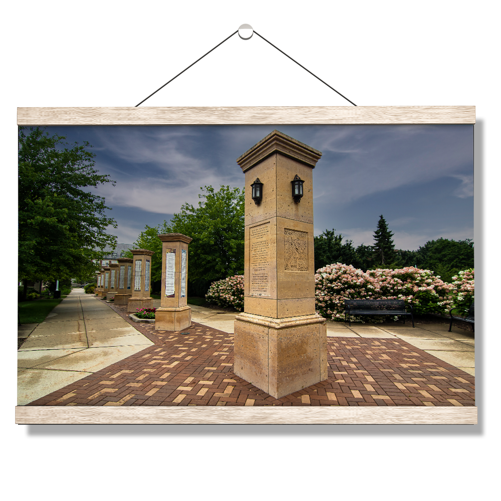 Michigan State - Benefactors Plaza - College Wall Art #Canvas