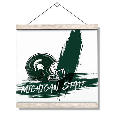 Michigan State - Michigan State Paint - College Wall Art #Hanging Canvas