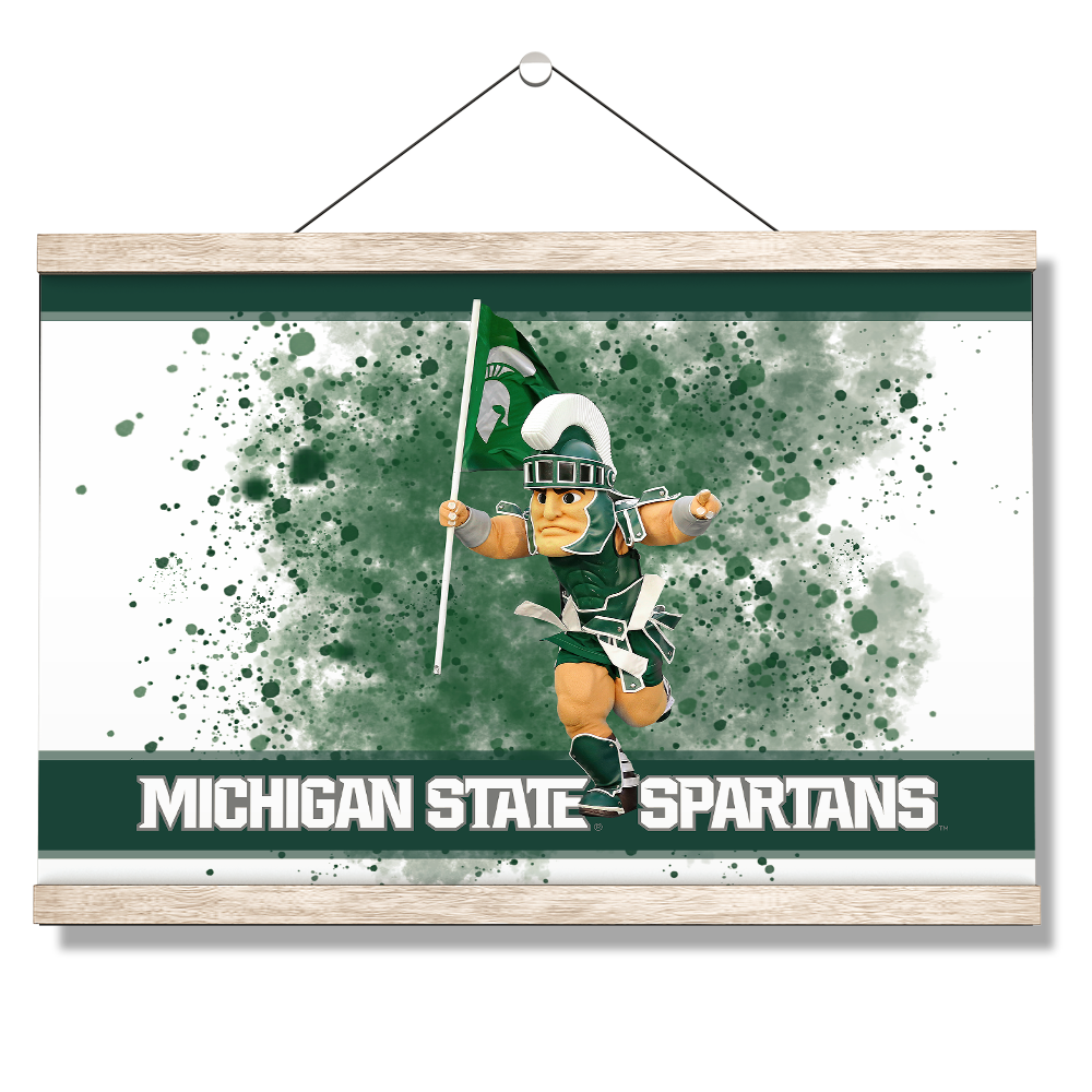 Michigan State - Sparty's Michigan State Spartans - College Wall Art #Canvas