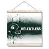 Michigan State - Relentless - College Wall Art #Hanging Canvas