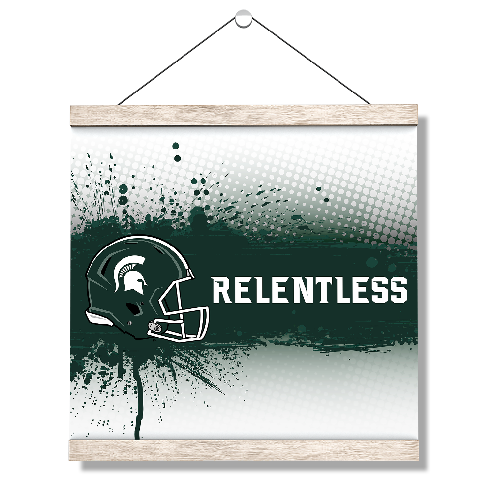 Michigan State - Relentless - College Wall Art #Canvas