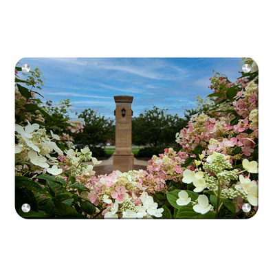 Michigan State - Benafactor Plaza Flowers - College Wall Art #Metal