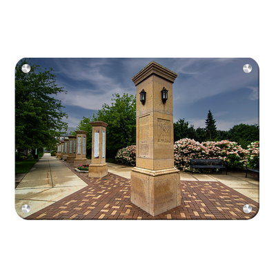 Michigan State - Benefactors Plaza - College Wall Art #Metal