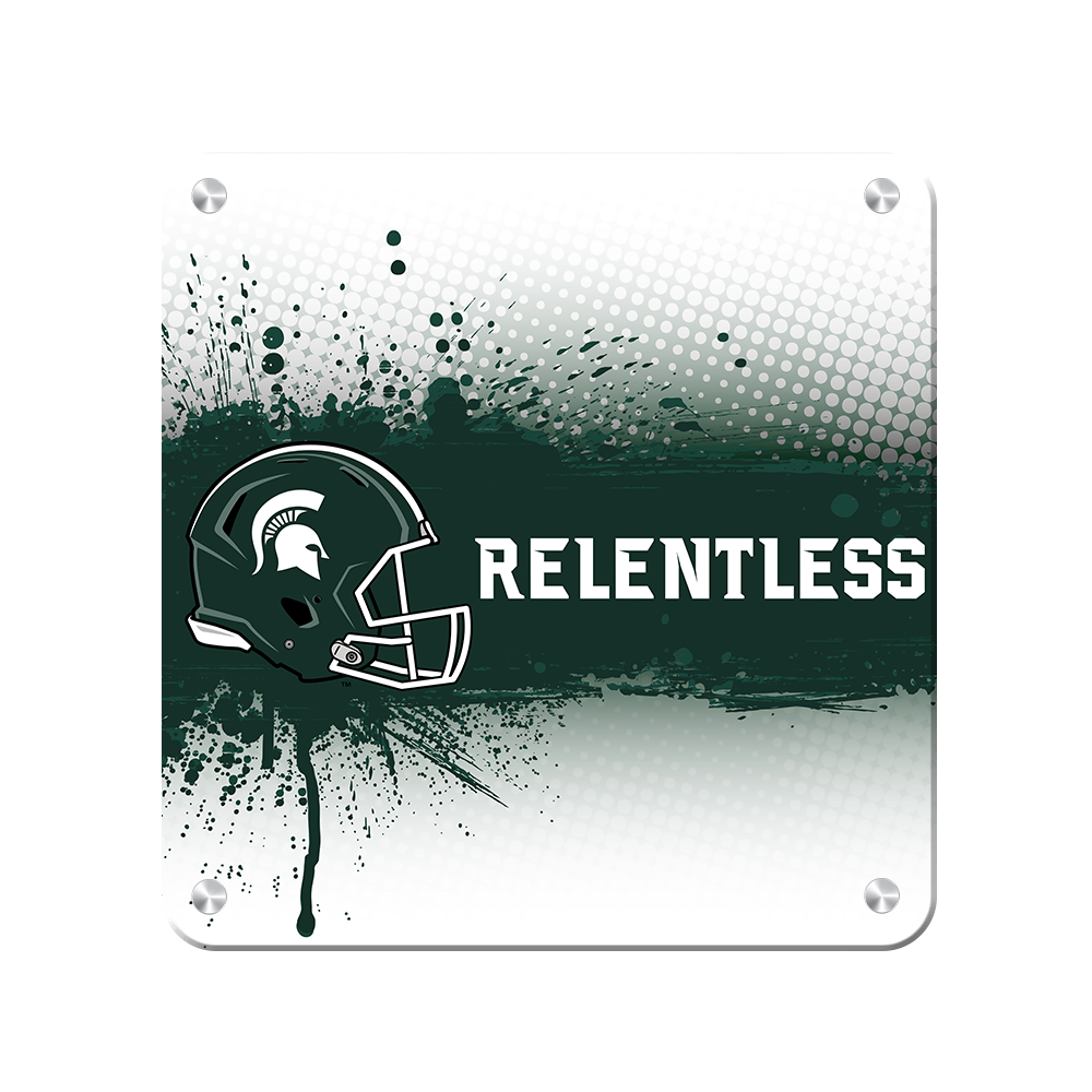 Michigan State - Relentless - College Wall Art #Canvas