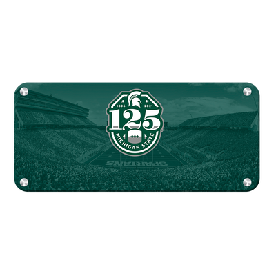 Michigan State - 125 years of Michigan State Football - College Wall Art #Metal