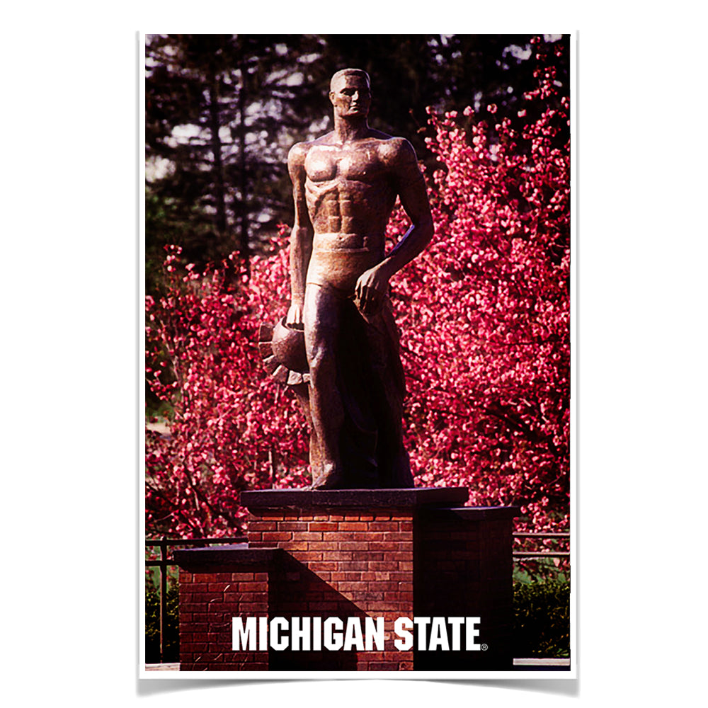 Michigan State - Michigan State Spring Sparty - College Wall Art #Canvas