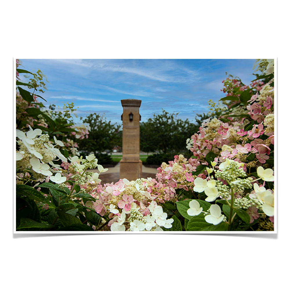 Michigan State - Benafactor Plaza Flowers - College Wall Art #Canvas