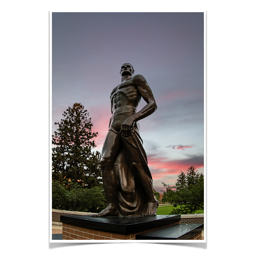 Michigan State - Spartan Sunset - College Wall Art #Canvas