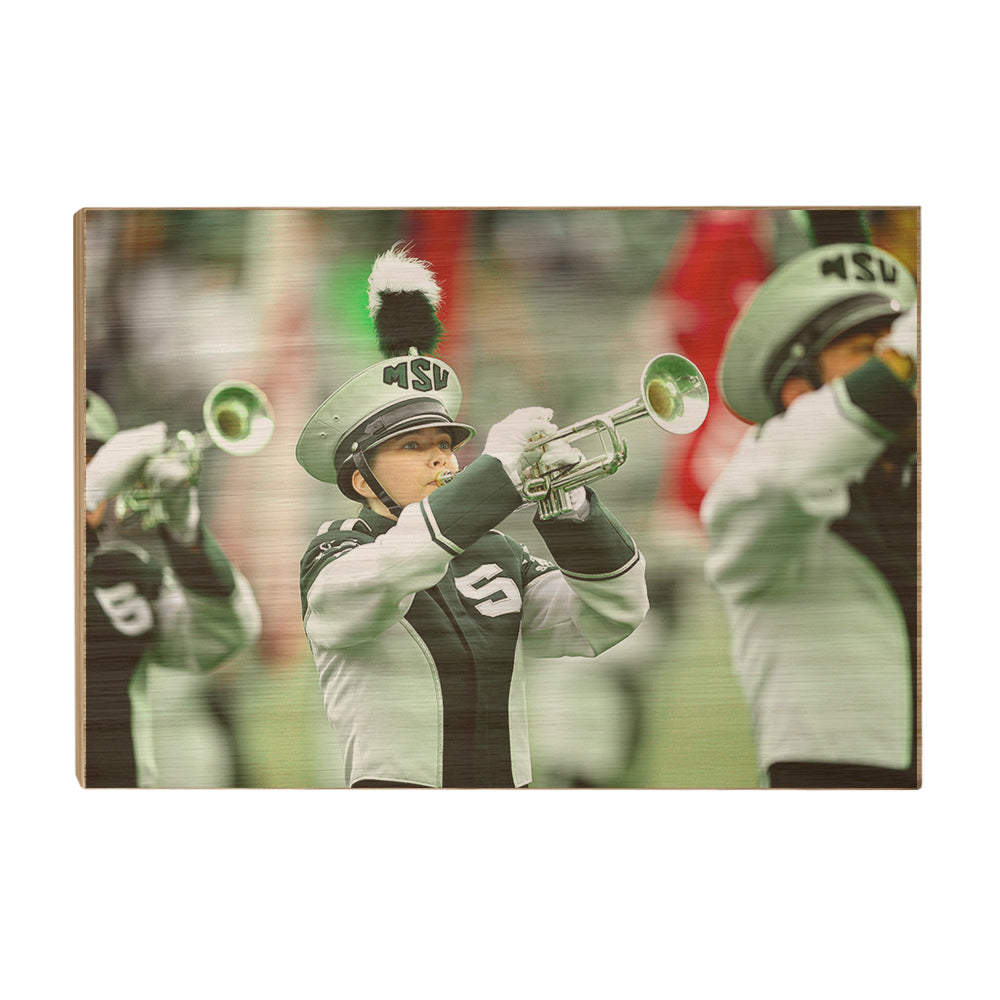 Michigan State - Spartan Marching Band - College Wall Art #Canvas