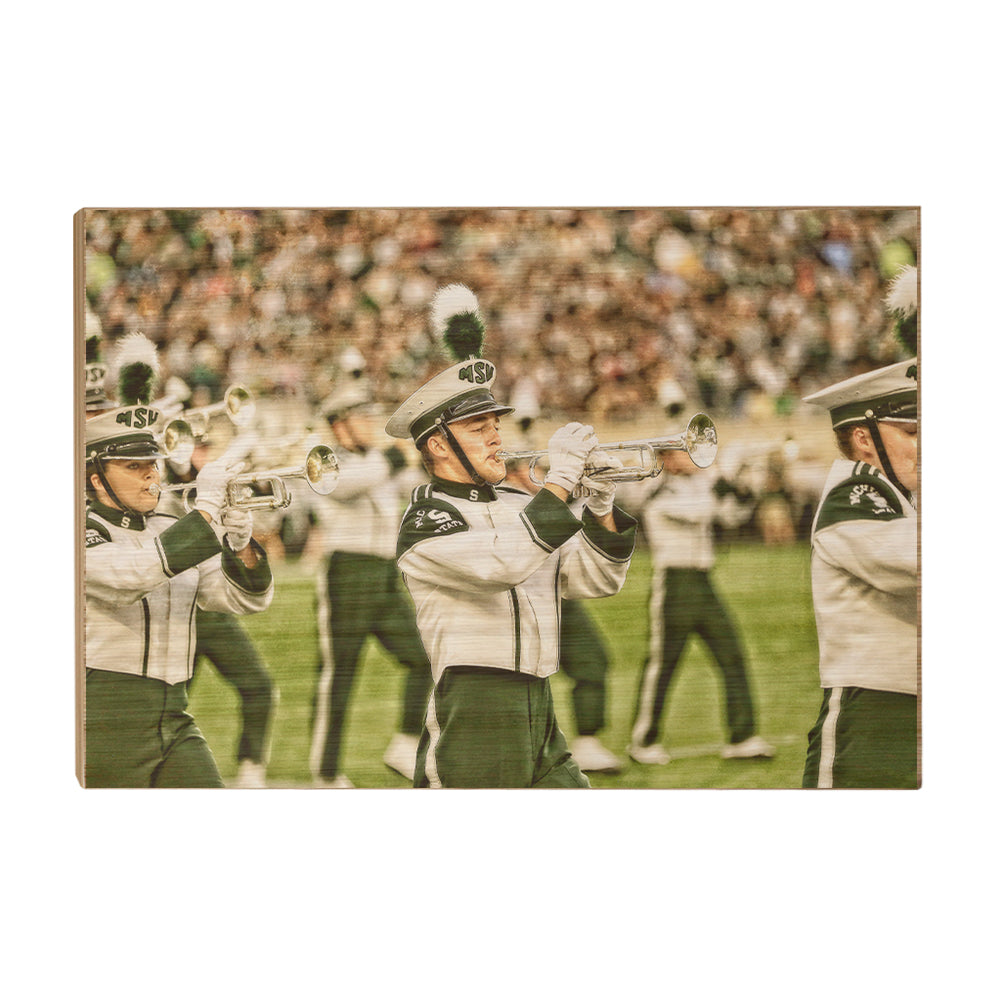 Michigan State - MSU Marching Band - College Wall Art #Canvas