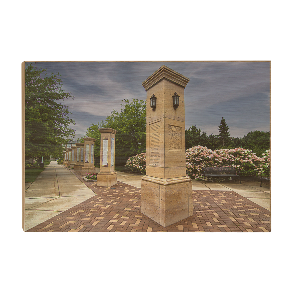 Michigan State - Benefactors Plaza - College Wall Art #Canvas