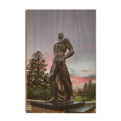 Michigan State - Spartan Sunset - College Wall Art #Wood