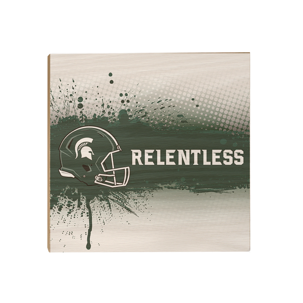 Michigan State - Relentless - College Wall Art #Canvas