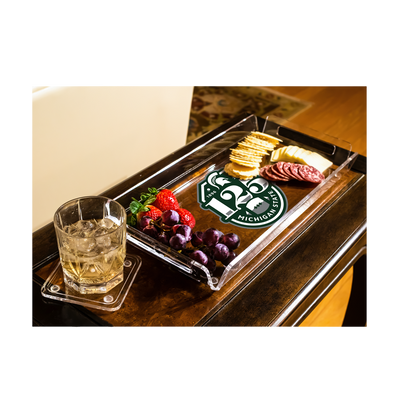 Michigan State Spartans - Michigan State 125th Year of Football Decorative Serving Tray