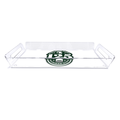 Michigan State Spartans - Michigan State 125th Year of Football Decorative Serving Tray