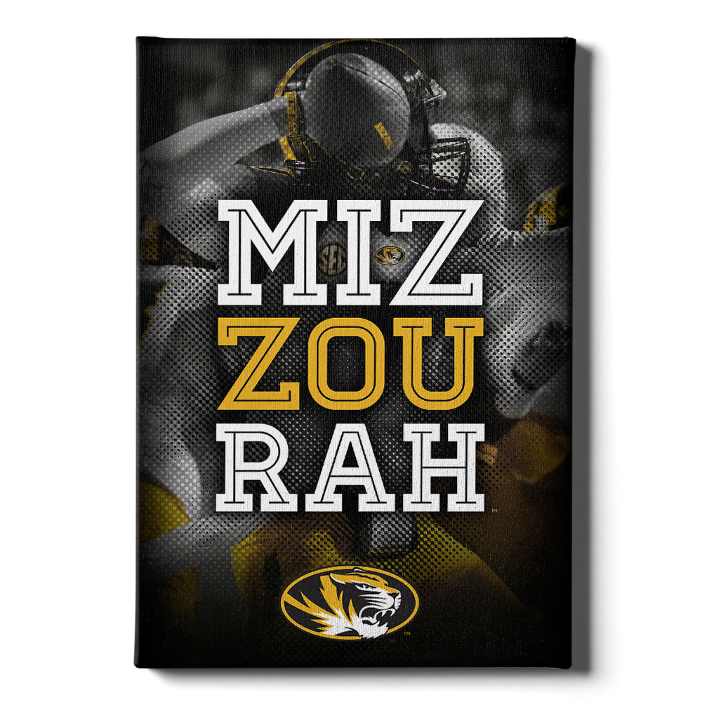 Missouri Tigers - Miz Zou Rah - College Wall Art #Canvas