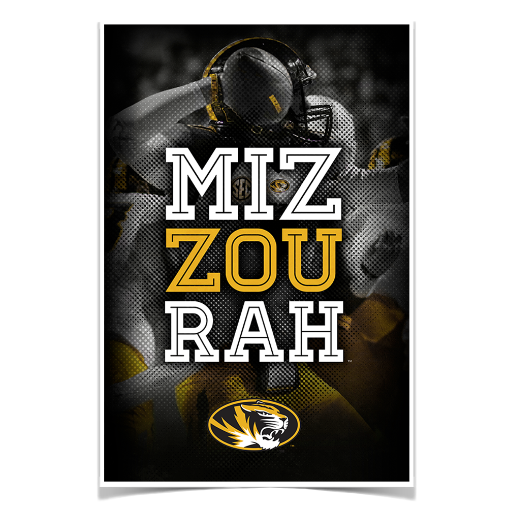 Missouri Tigers - Miz Zou Rah - College Wall Art #Canvas