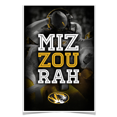 Missouri Tigers - Miz Zou Rah - College Wall Art #Poster