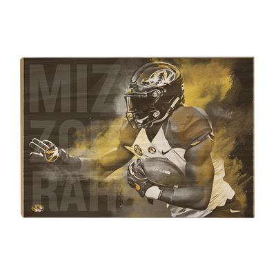 Missouri Tigers - MizzouRun - College Wall Art #Wood