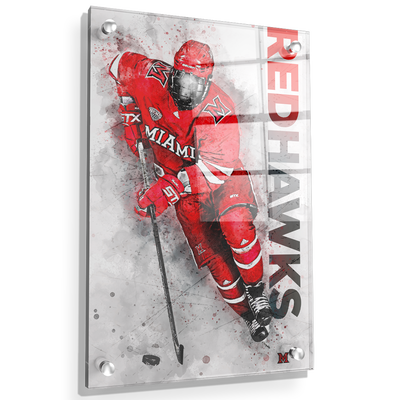 Miami RedHawks<sub>&reg;</sub> - RedHawks<sub>&reg;</sub> Hockey - College Wall Art#Acrylic