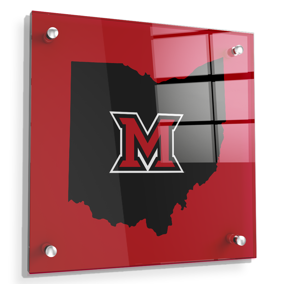 Miami RedHawks<sub>&reg;</sub> - Miami - College Wall Art#Canvas