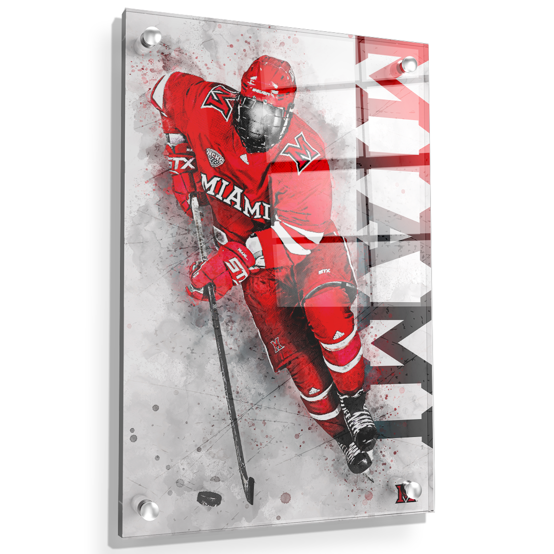 Miami RedHawks<sub>&reg;</sub> - Miami Hockey - College Wall Art#Canvas