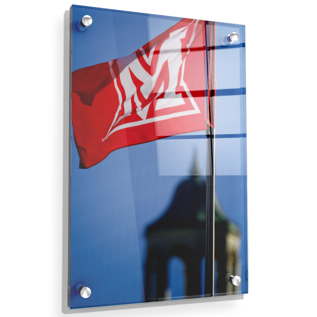 Miami RedHawks<sub>&reg;</sub> - Miami Flag - College Wall Art#Canvas