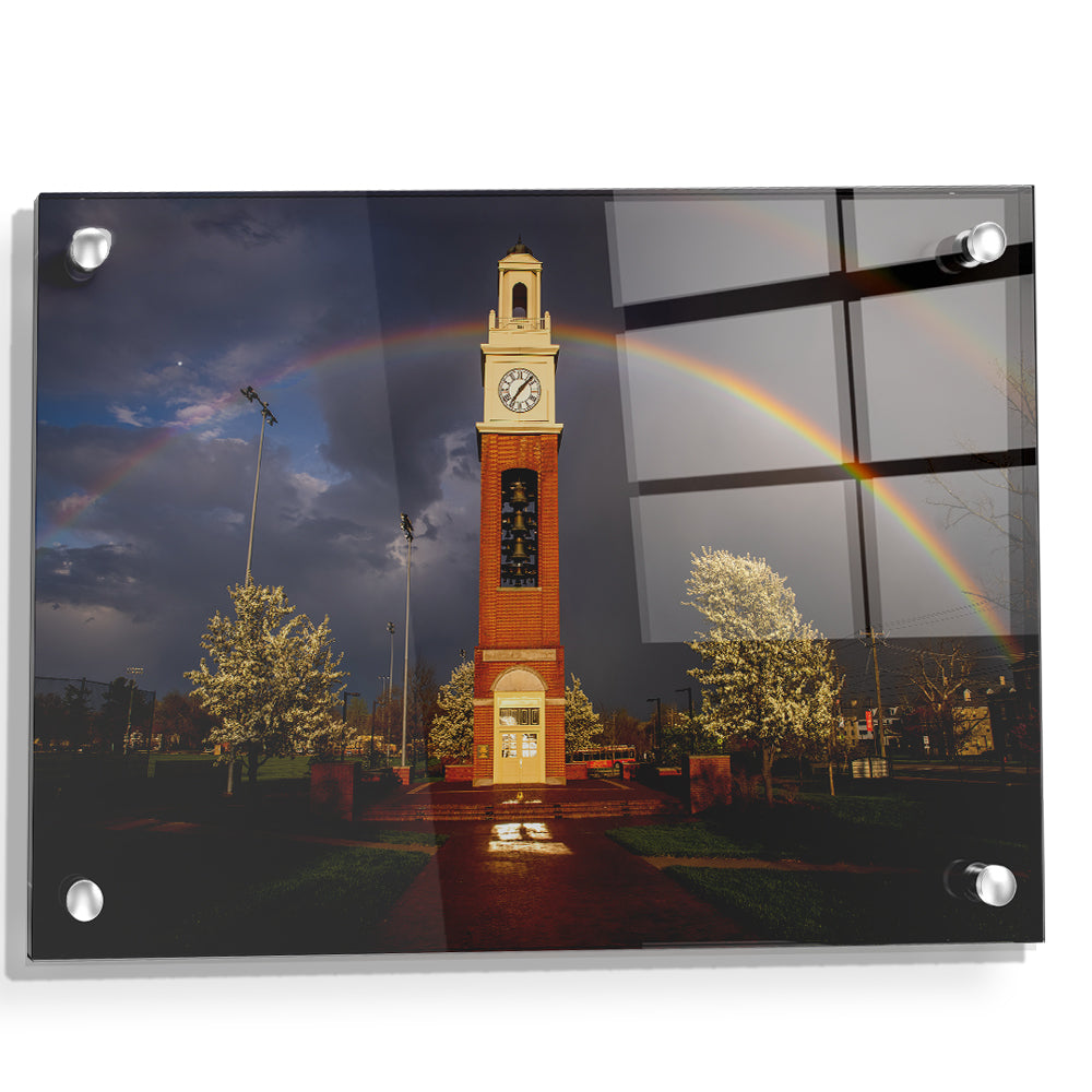 Miami RedHawks<sub>&reg;</sub> - Miami University Bell Tower Rainbow - College Wall Art #Canvas