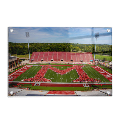 Miami RedHawks - Love and Honor Celebration Miami M - College Wall Art #Acrylic