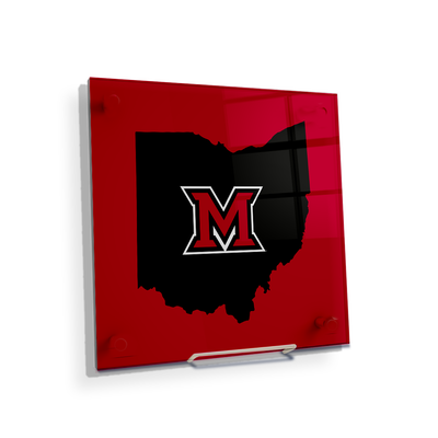 Miami RedHawks<sub>&reg;</sub> - Miami - College Wall Art#Acrylic Mini