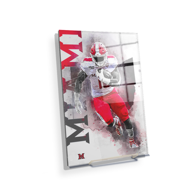 Miami RedHawks<sub>&reg;</sub> - Miami Football - College Wall Art#Acrylic Mini