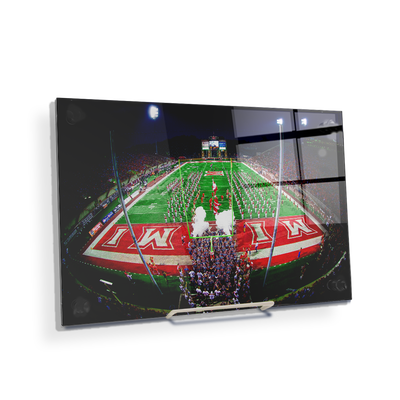 Miami RedHawks<sub>&reg;</sub> - Yager Stadium Grand Entrance - College Wall Art#Acrylic Mini