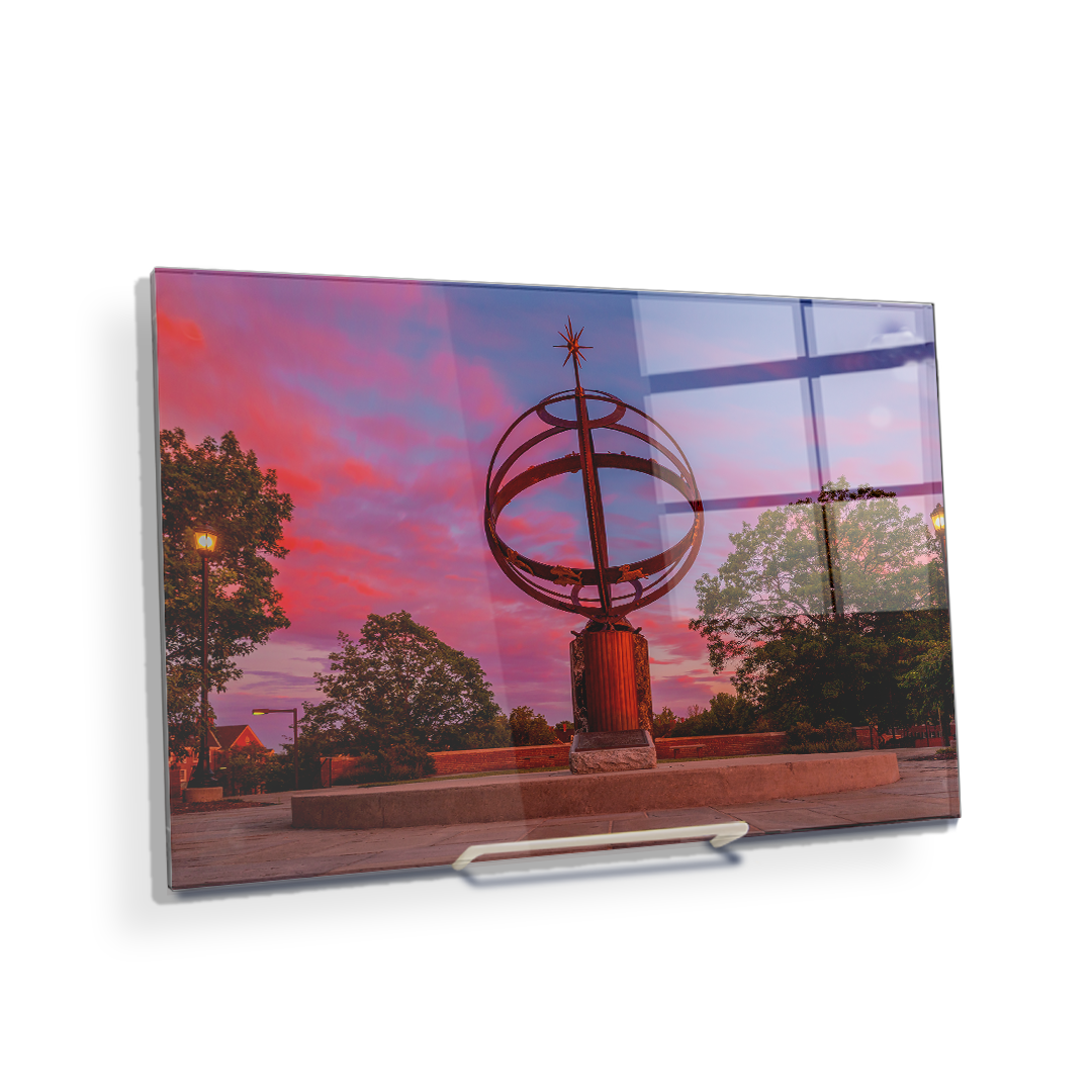 Miami RedHawks - Sundial Sunset - College Wall Art #Canvas