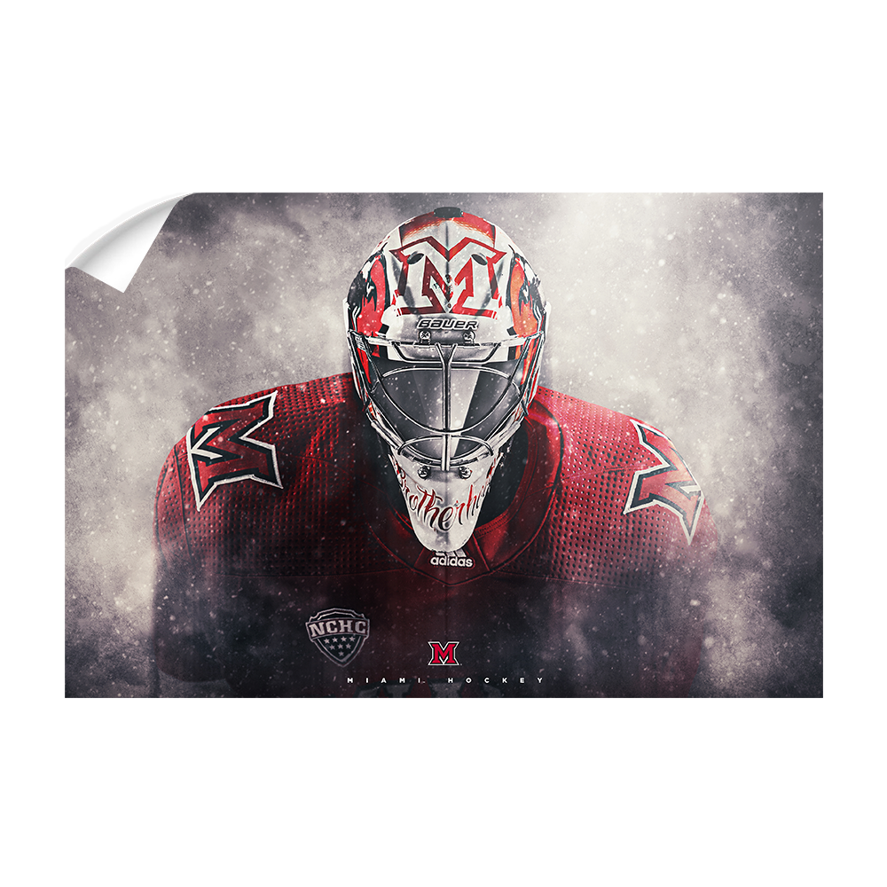 Miami RedHawks<sub>&reg;</sub> - Miami Hockey Bring It - College Wall Art#Canvas