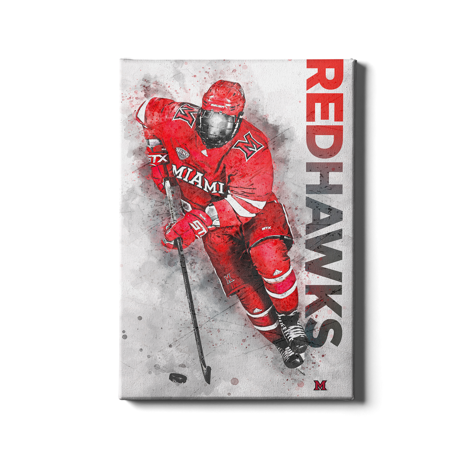 Miami RedHawks<sub>&reg;</sub> - RedHawks<sub>&reg;</sub> Hockey - College Wall Art#Canvas