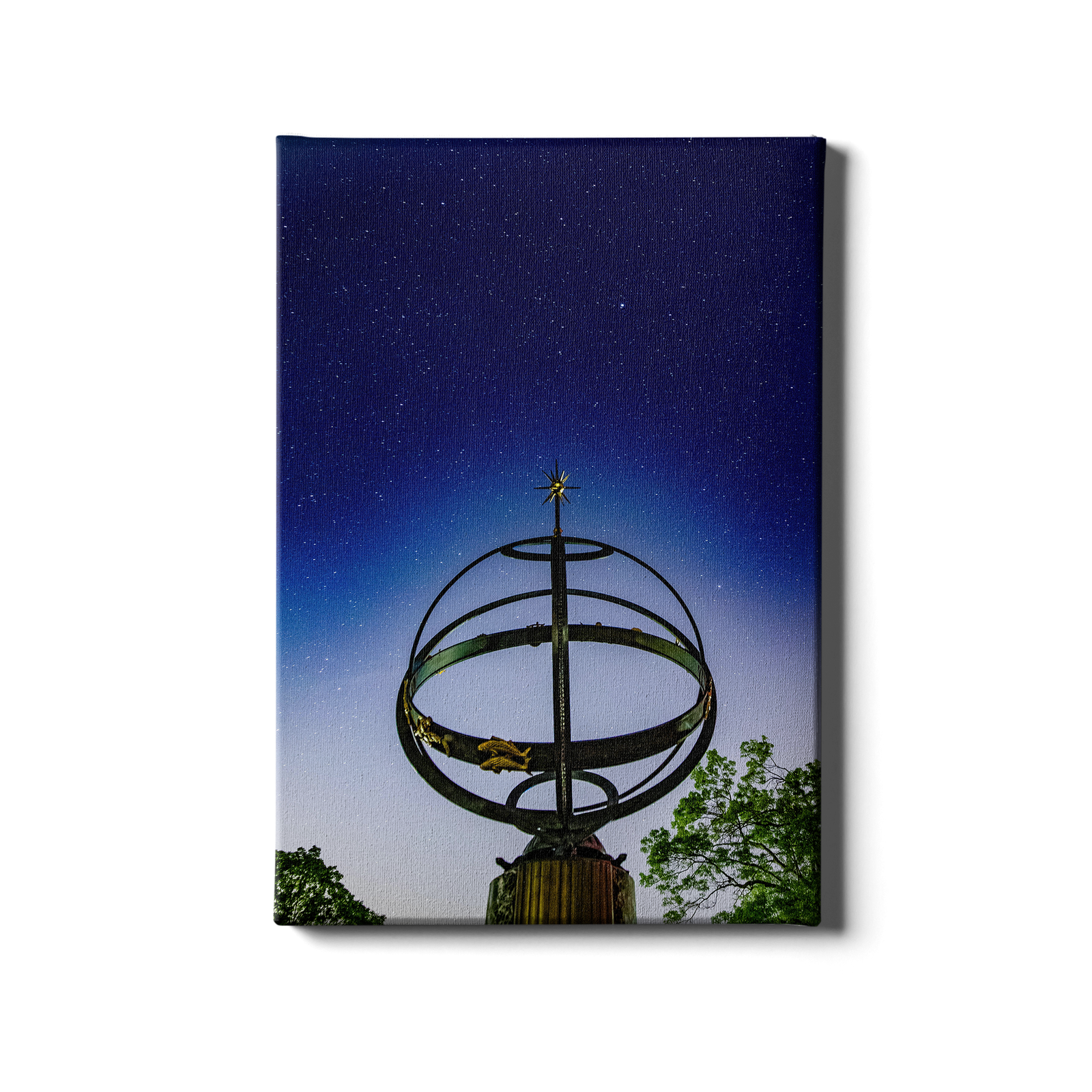 Miami RedHawks<sub>&reg;</sub> - Sundial Night Sky - College Wall Art#Canvas