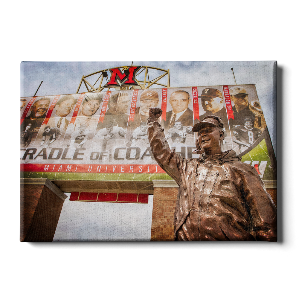 Miami RedHawks<sub>&reg;</sub> - Cradle of Coaches - College Wall Art#Canvas