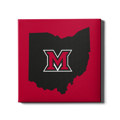 Miami RedHawks<sub>&reg;</sub> - Miami - College Wall Art#Canvas