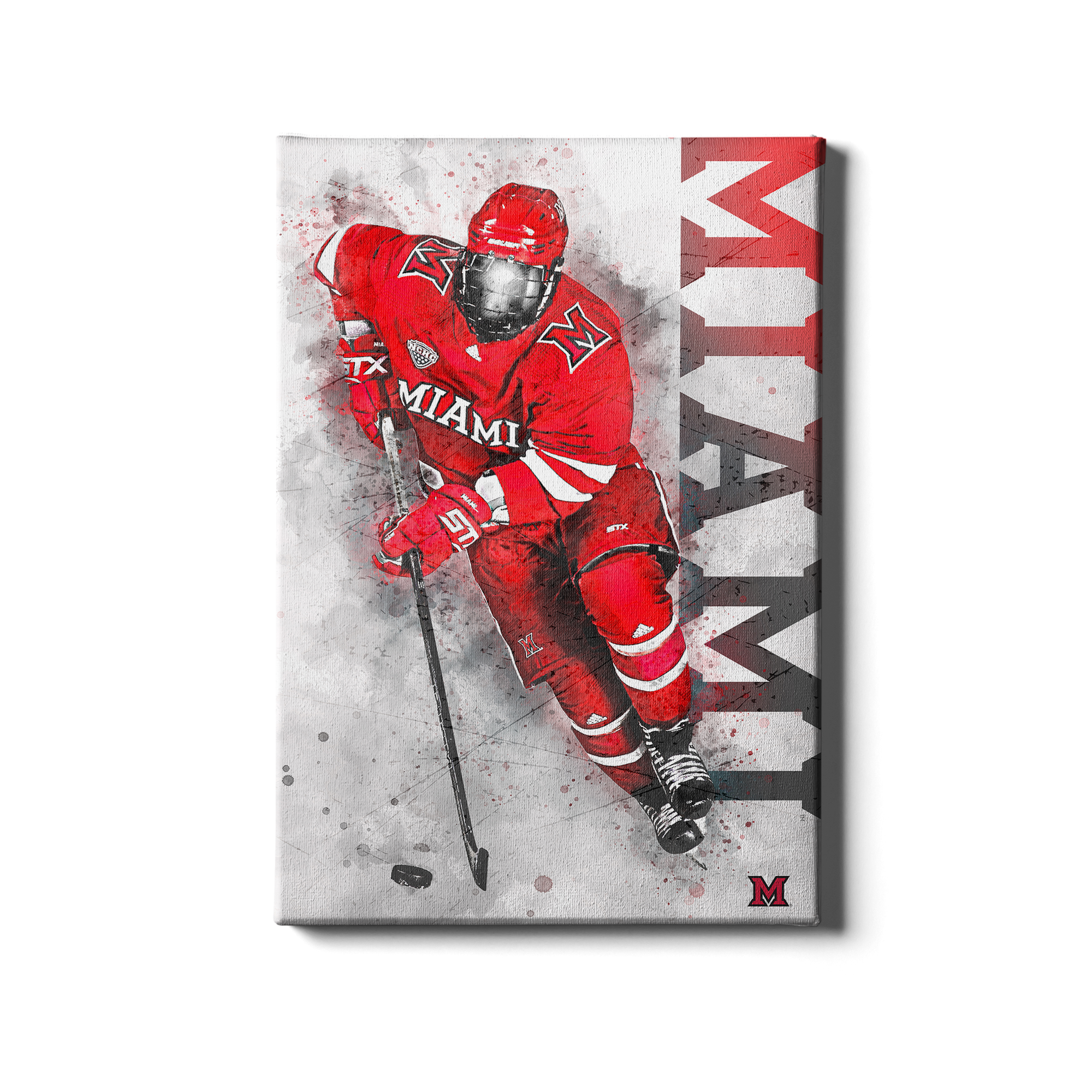 Miami RedHawks<sub>&reg;</sub> - Miami Hockey - College Wall Art#Canvas