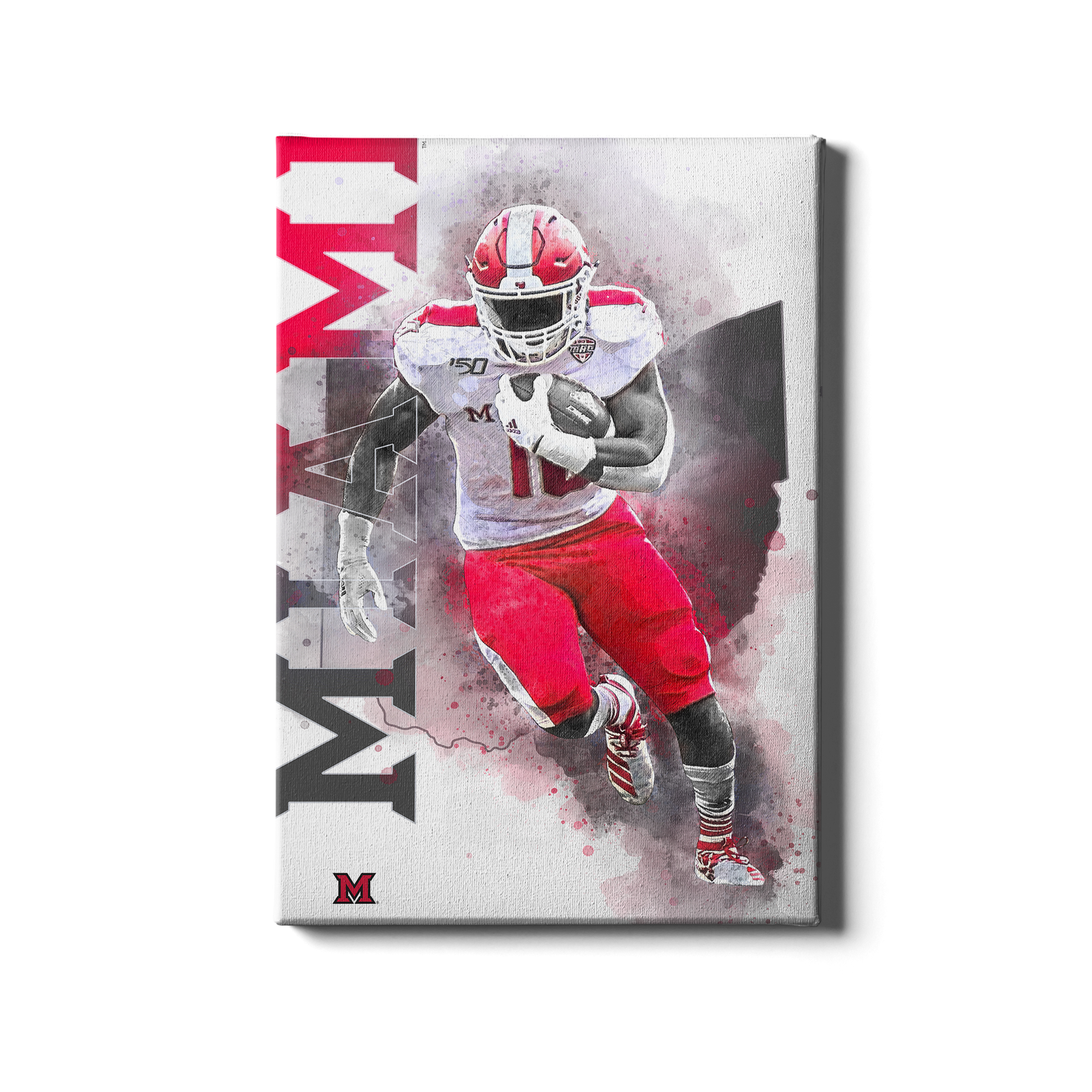 Miami RedHawks<sub>&reg;</sub> - Miami Football - College Wall Art#Canvas