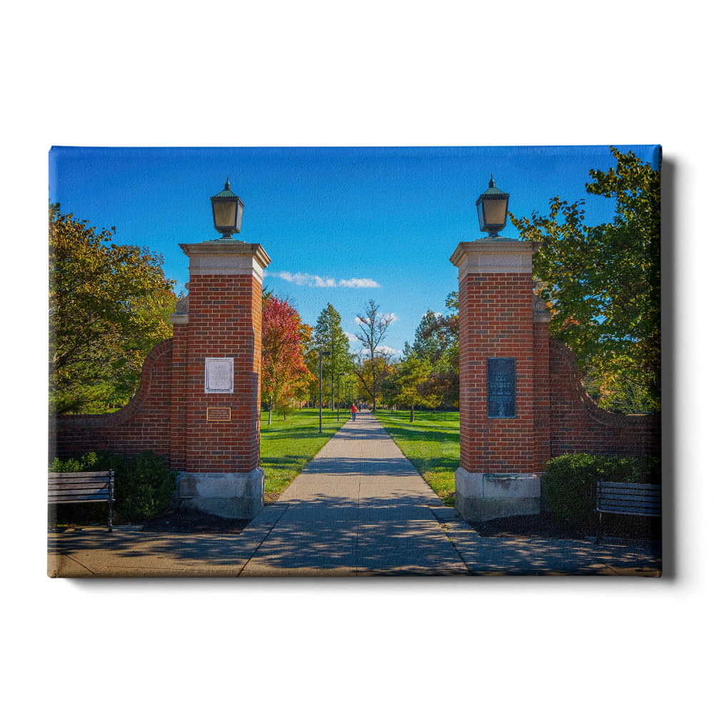 Miami RedHawks<sub>&reg;</sub> - Slant Gates - College Wall Art#Canvas