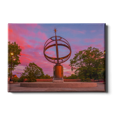 Miami RedHawks - Sundial Sunset - College Wall Art #Canvas