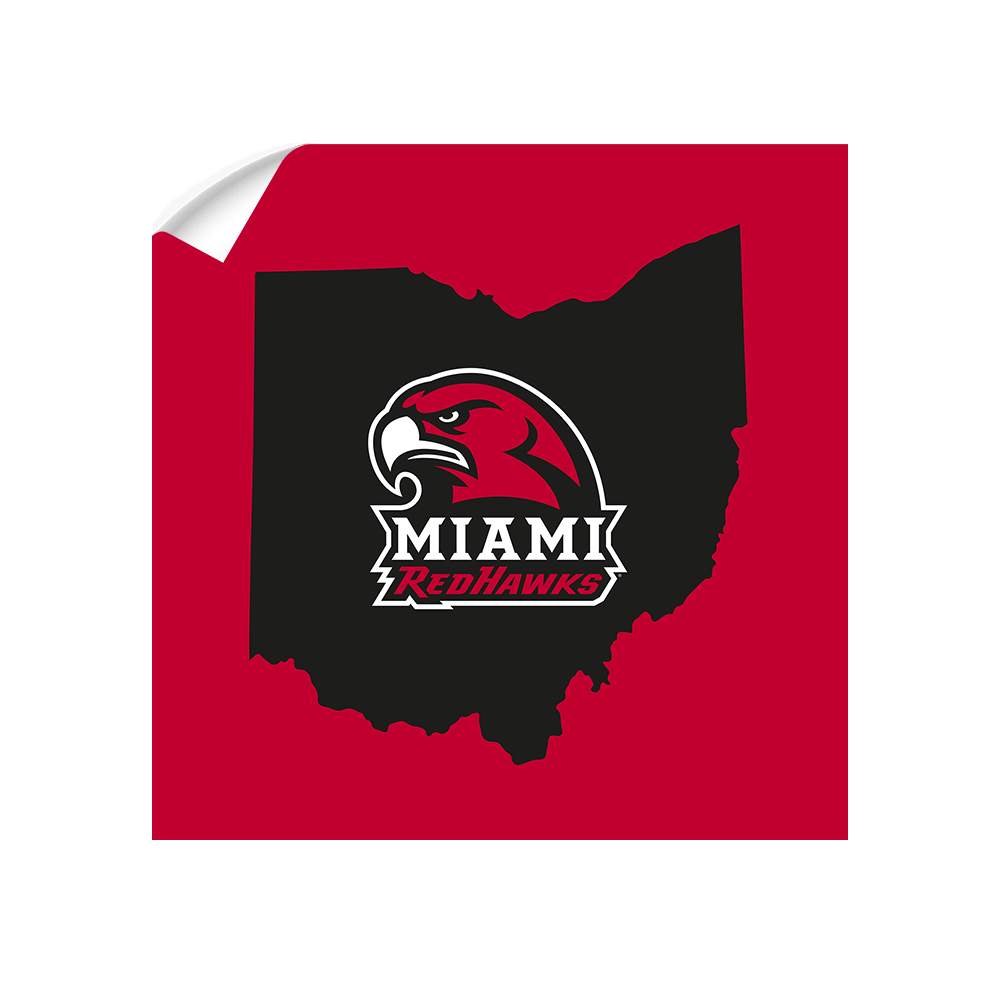 Miami RedHawks<sub>&reg;</sub> - RedHawks<sub>&reg;</sub> - College Wall Art#Canvas