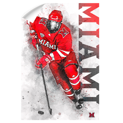 Miami RedHawks<sub>&reg;</sub> - Miami Hockey - College Wall Art#Wall Decal