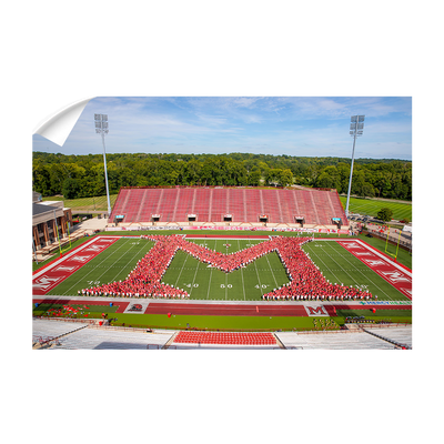 Miami RedHawks - Love and Honor Celebration Miami M - College Wall Art #Decal