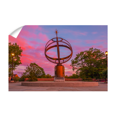 Miami RedHawks - Sundial Sunset - College Wall Art #Decal