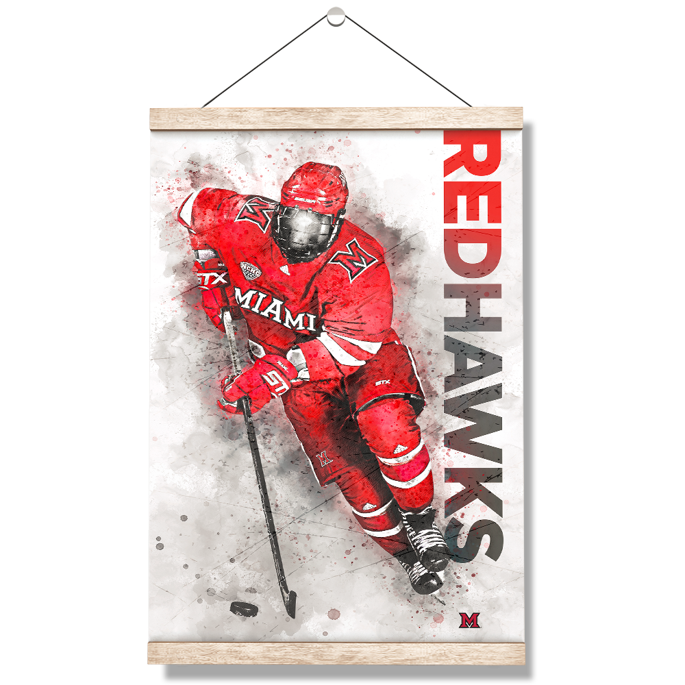 Miami RedHawks<sub>&reg;</sub> - RedHawks<sub>&reg;</sub> Hockey - College Wall Art#Canvas