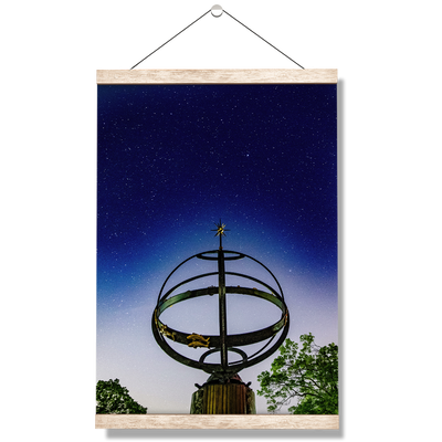 Miami RedHawks<sub>&reg;</sub> - Sundial Night Sky - College Wall Art#Hanging Canvas