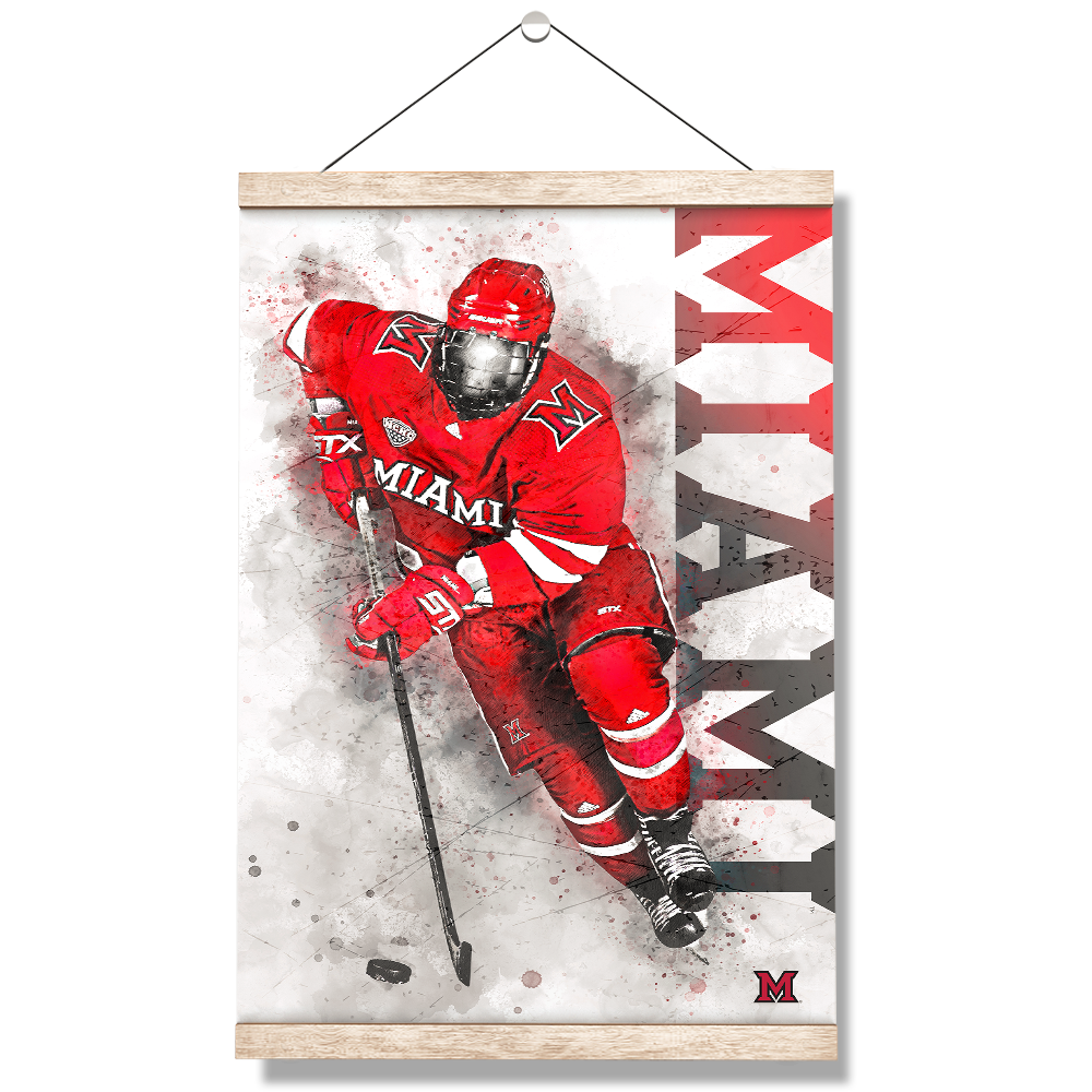 Miami RedHawks<sub>&reg;</sub> - Miami Hockey - College Wall Art#Canvas